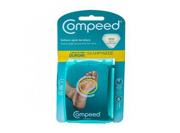 Compeed Επιθέματα για Σκληρύνσεις Μεσαία 6τμχ