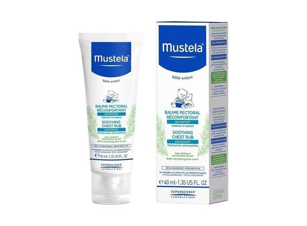 Mustela Soothing Chest Rub 40ml