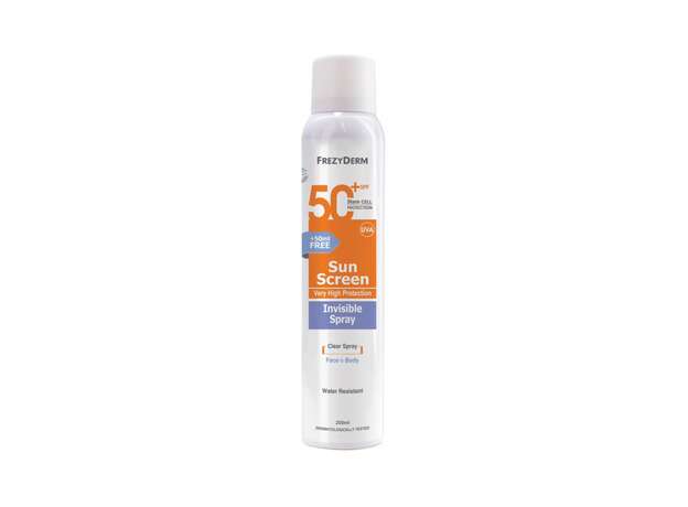Frezyderm Sunscreen Invisible Spray Spf50+ 200ml