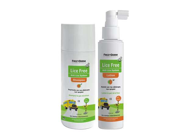 Frezyderm Lice Free Set Shampoo 125ml + Lotion 125ml + Χτενάκι