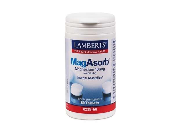 Lamberts MagAsorb 150mg 60 Ταμπλέτες