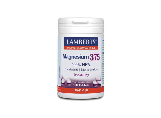 Lamberts Magnesium 375 100% NRV 180 Ταμπλέτες