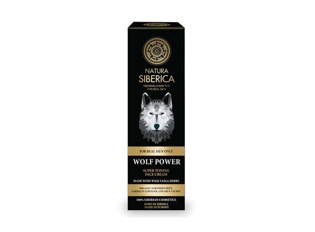 Natura Siberica MEN Super Toning Face Cream Wolf Power 50ml