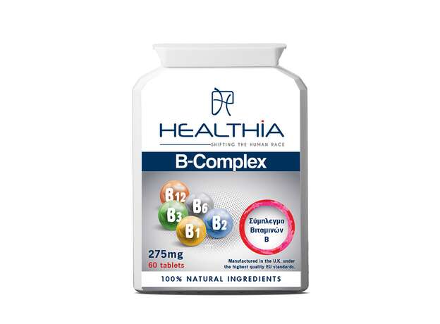 Healthia B-Complex 275mg 60 Κάψουλες