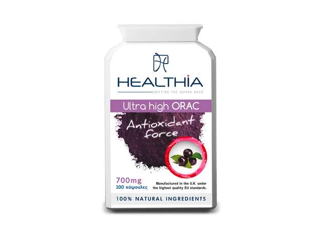 Healthia Ultra High ORAC Antioxidant Force 700mg 100 Κάψουλες