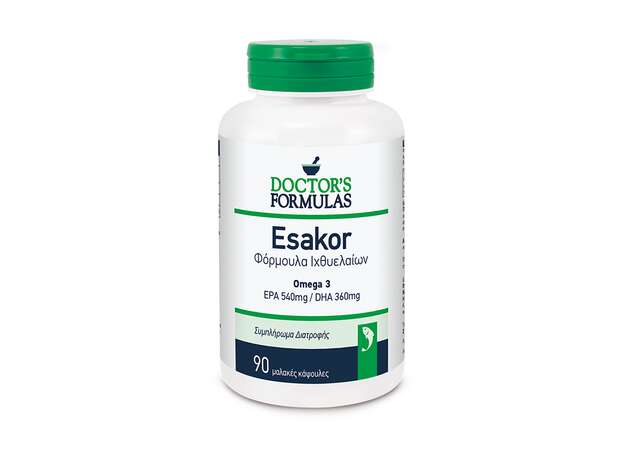 Doctor's Formulas Esakor Φόρμουλα Ιχθυελαίων 90 Softgels