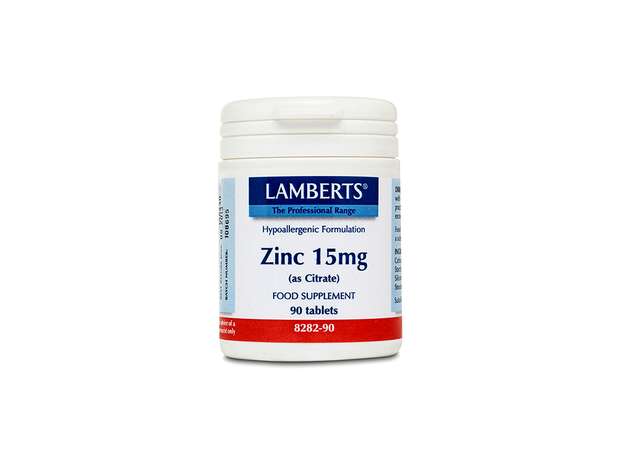 Lamberts Zinc Citrate 15mg 90 Ταμπλέτες