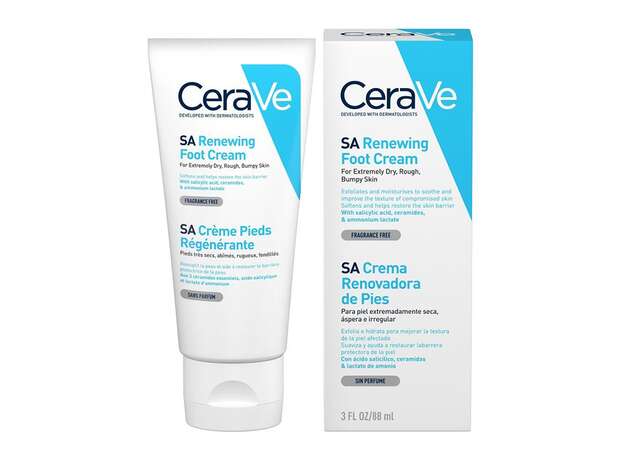 CeraVe SA Renewing Foot Cream για Σκασμένα Πόδια 88ml