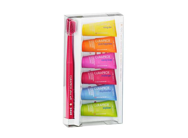 Curaprox [BE YOU.] Οδοντόβουρτσα για κάθε διάθεση και 6 οδοντόκρεμες - One Formula 1tem & 6x10ml
