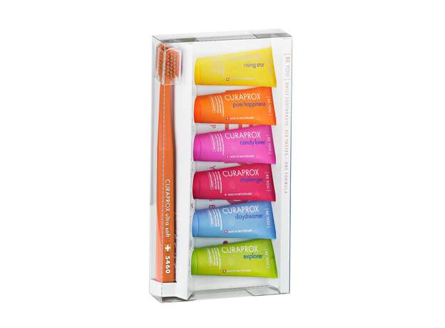 Curaprox [BE YOU.] Οδοντόβουρτσα για κάθε διάθεση και 6 οδοντόκρεμες - One Formula 1tem & 6x10ml