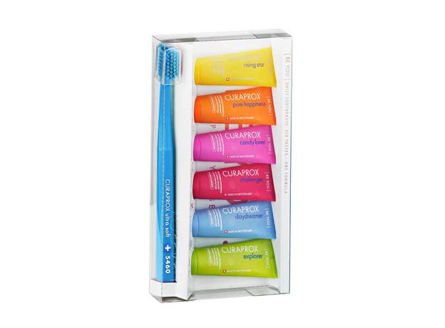 Curaprox [BE YOU.] Οδοντόβουρτσα για κάθε διάθεση και 6 οδοντόκρεμες - One Formula 1tem & 6x10ml