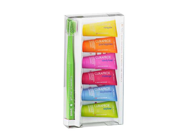 Curaprox [BE YOU.] Οδοντόβουρτσα για κάθε διάθεση και 6 οδοντόκρεμες - One Formula 1tem & 6x10ml