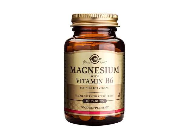 Solgar Magnesium with Vitamin B6 100 Ταμπλέτες