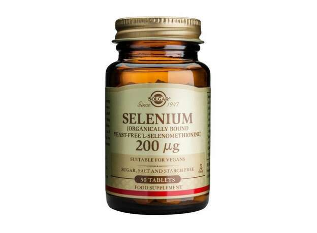 Solgar Selenium 200μg 50 Ταμπλέτες
