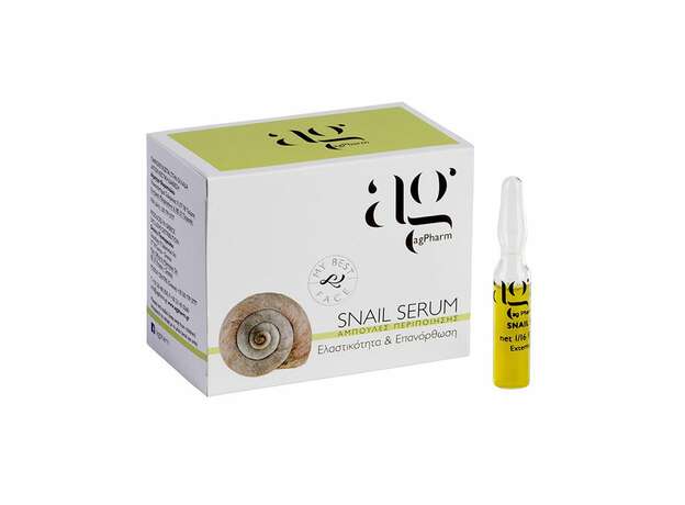 Ag Pharm Snail Serum για Επούλωση & Επανόρθωση 2ml 1τμχ