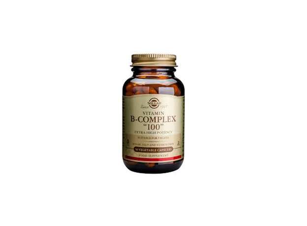 Solgar Vitamin B-Complex 100 Formula 50 Φυτικές Κάψουλες