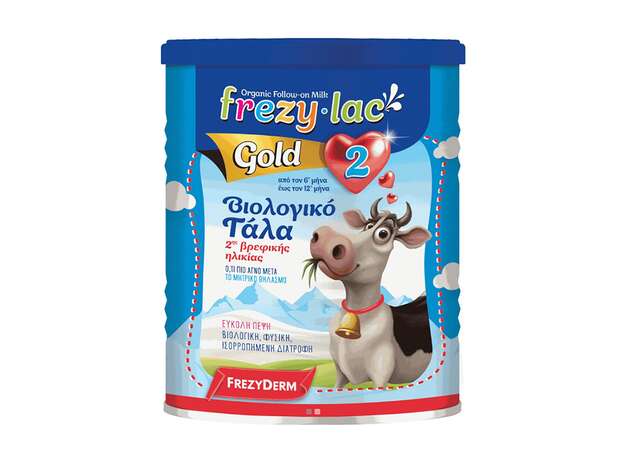 Frezylac Gold 2 Βιολογικό Βρεφικό Γάλα από τον 6ο έως τον 12ο Μήνα 400g