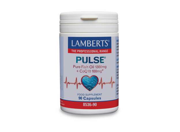 Lamberts Pulse Pure Fish Oil 1300mg CoQ10 100mg 90 Κάψουλες