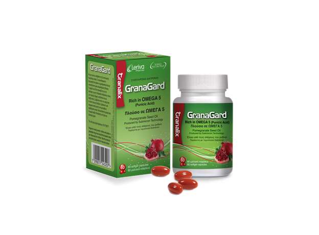 Leriva Granalix GranaGard Omega 5 Συμπλήρωμα Πλούσιο σε Ωμέγα 5 60 Μαλακές Κάψουλες