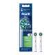 Oral-B Pro Cross Action Medium Electric Toothbrush Head White 2 Τεμάχια