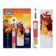 Oral-B Promo The Lion King Vitality Pro Kids Electric Toothbrush 3+ Years Άσπρο - Κόκκινο 1 Τεμάχιο & Θήκη Μεταφοράς 1 Τεμάχιο